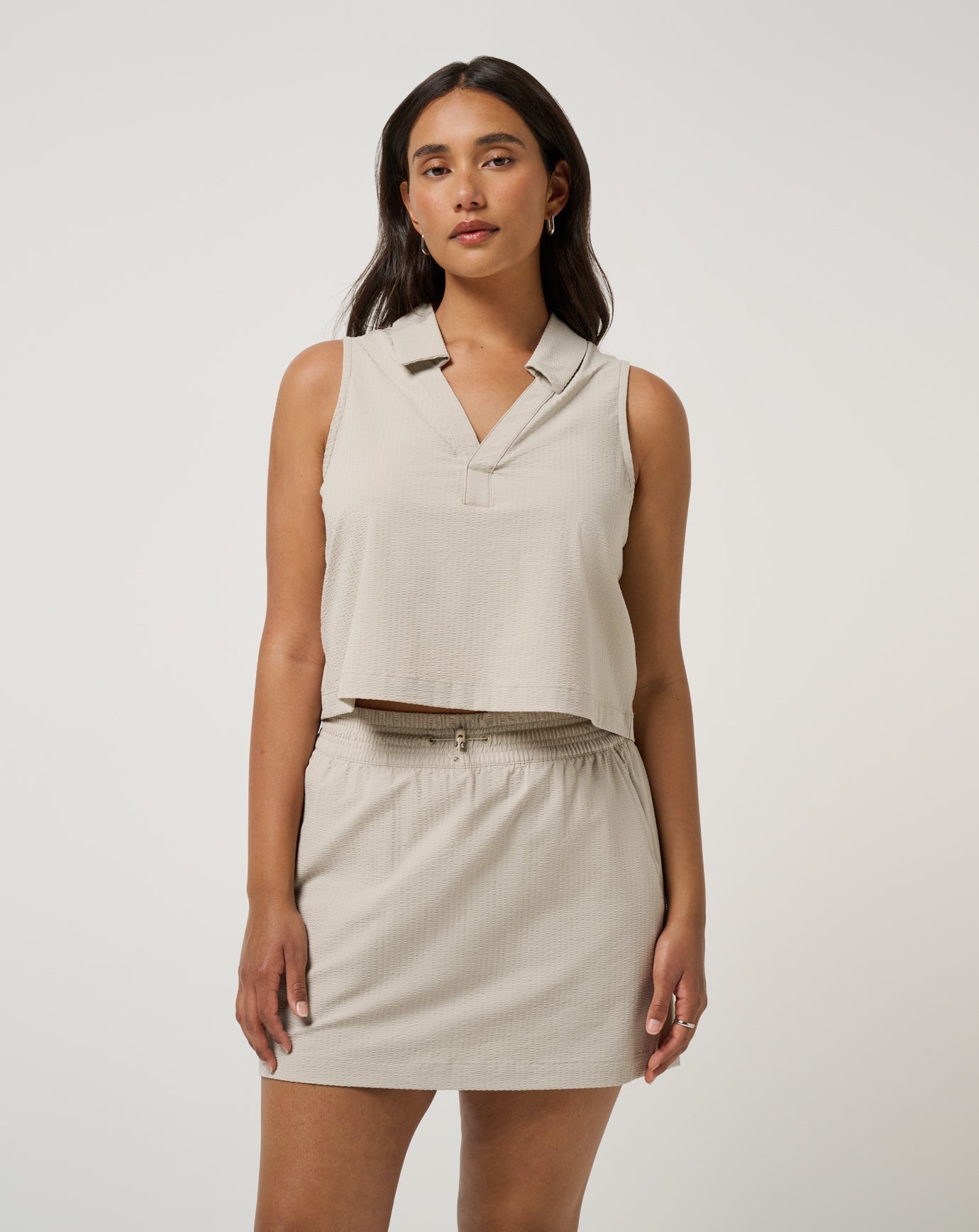 Timeless Breezeblend Polo Women|Golf/Island Fossil