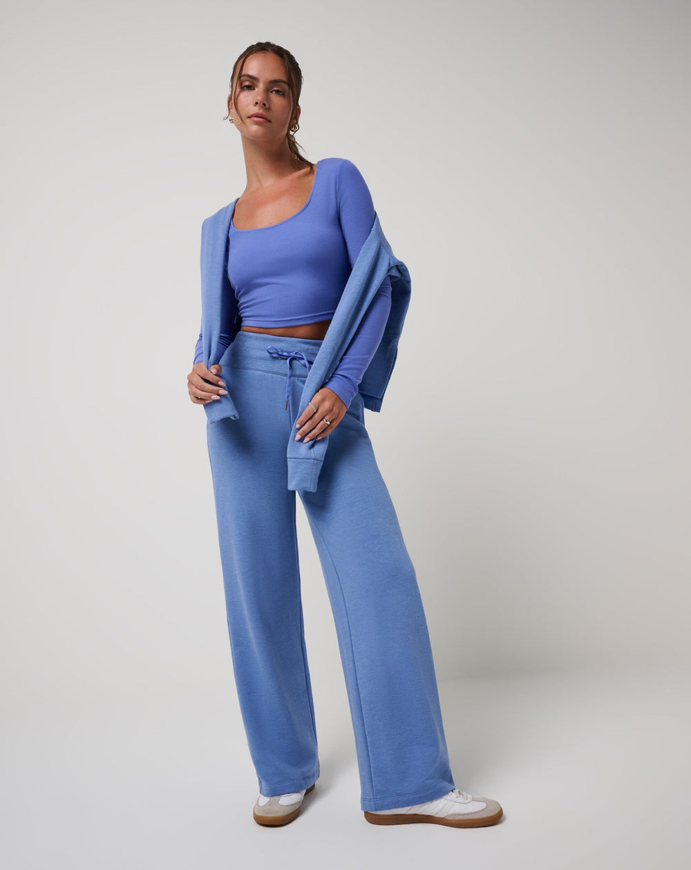 Solara Cloud Rib Top Women/Baja Blue