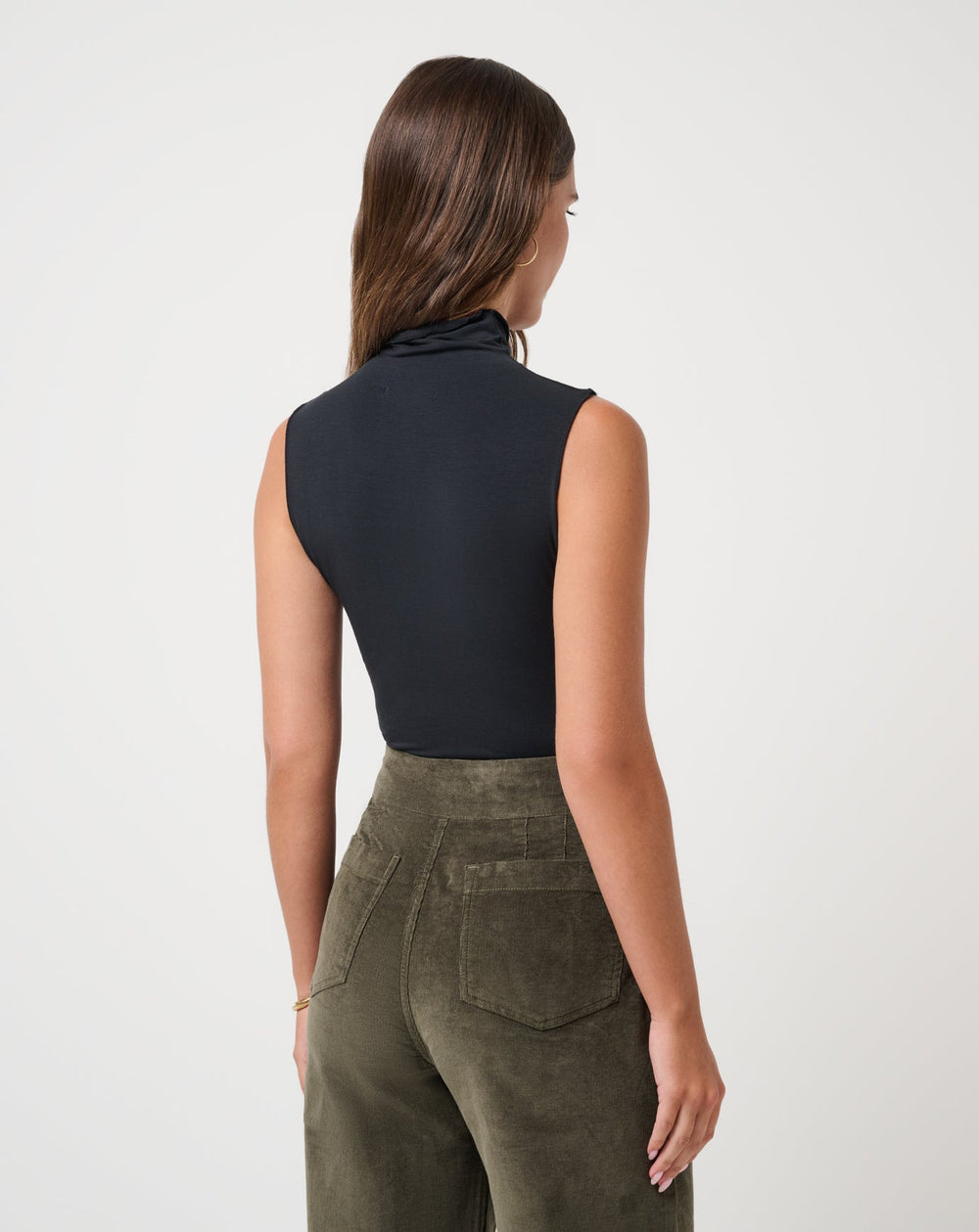 Captivate Mock Neck Top Women/Black