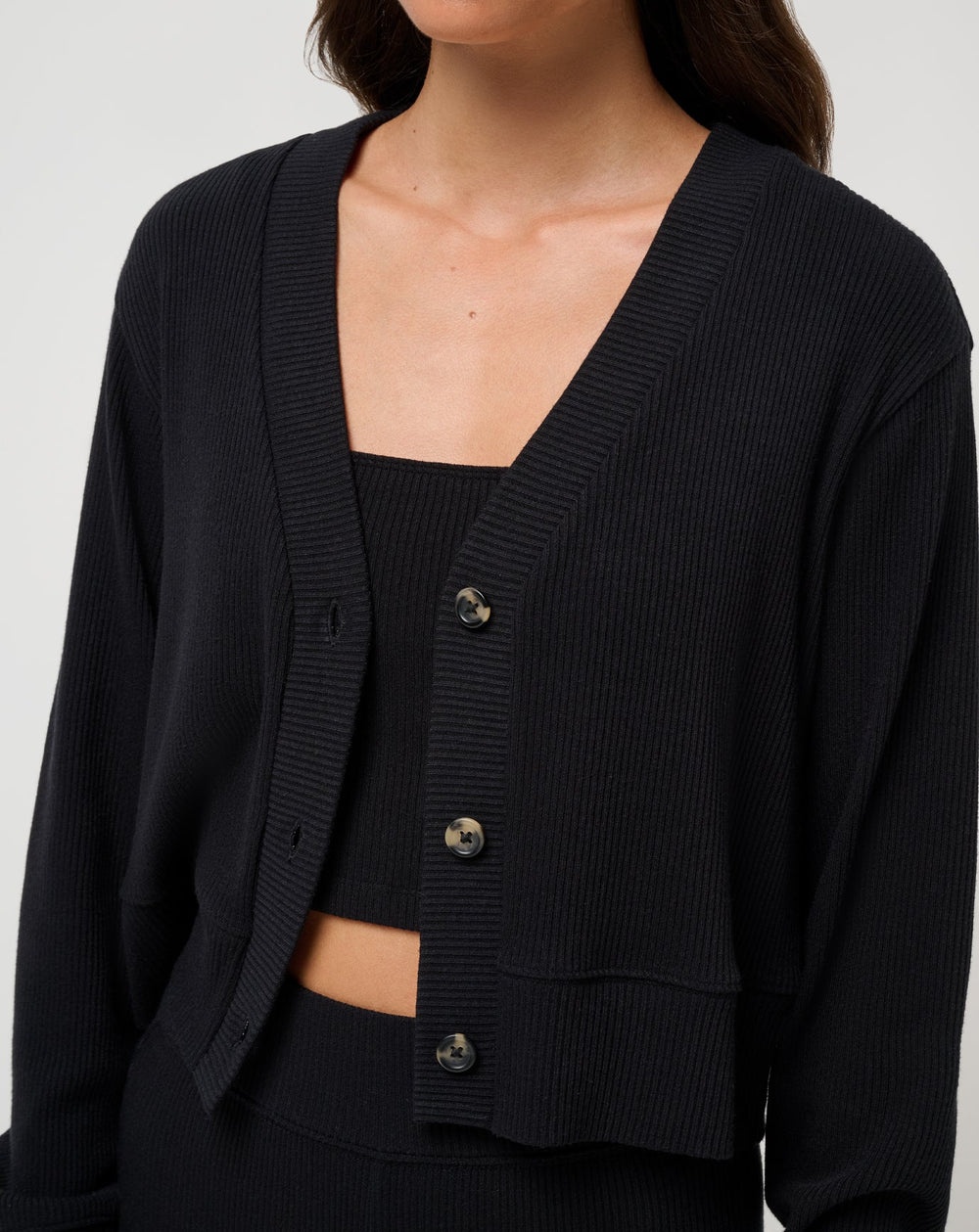 Evening Retreat Cardigan Women/Black