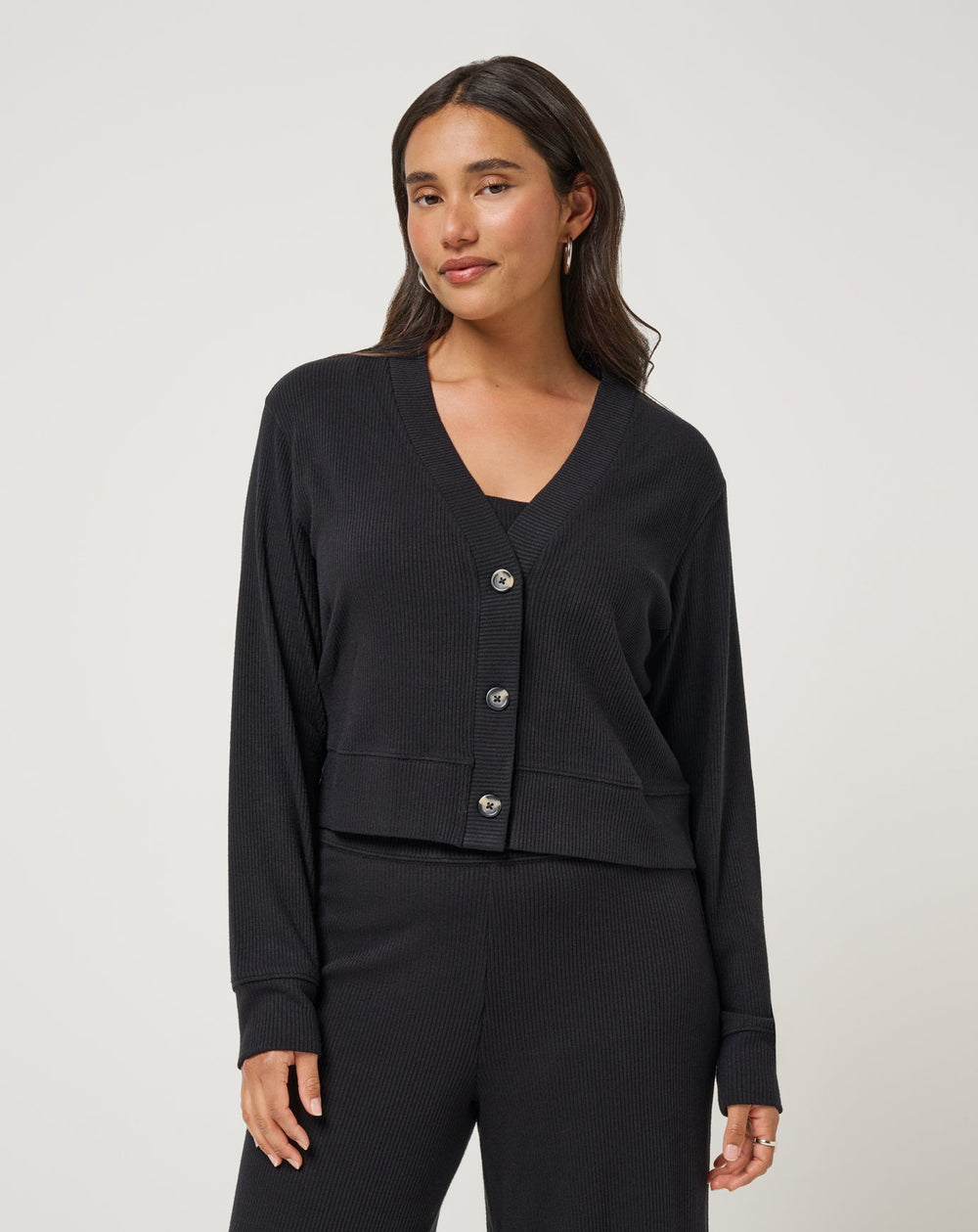 Evening Retreat Cardigan Women/Black
