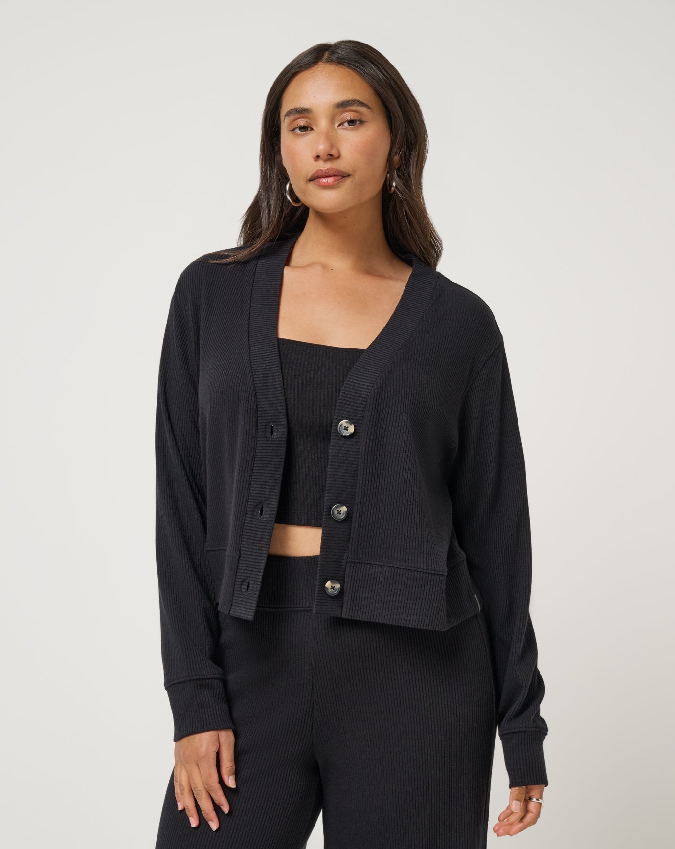 Evening Retreat Cardigan Women/Black
