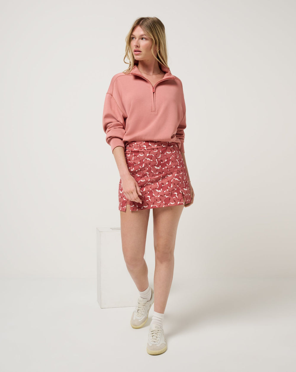 Skyloft Soft Echo Half Zip Women|Golf/Brick Dust