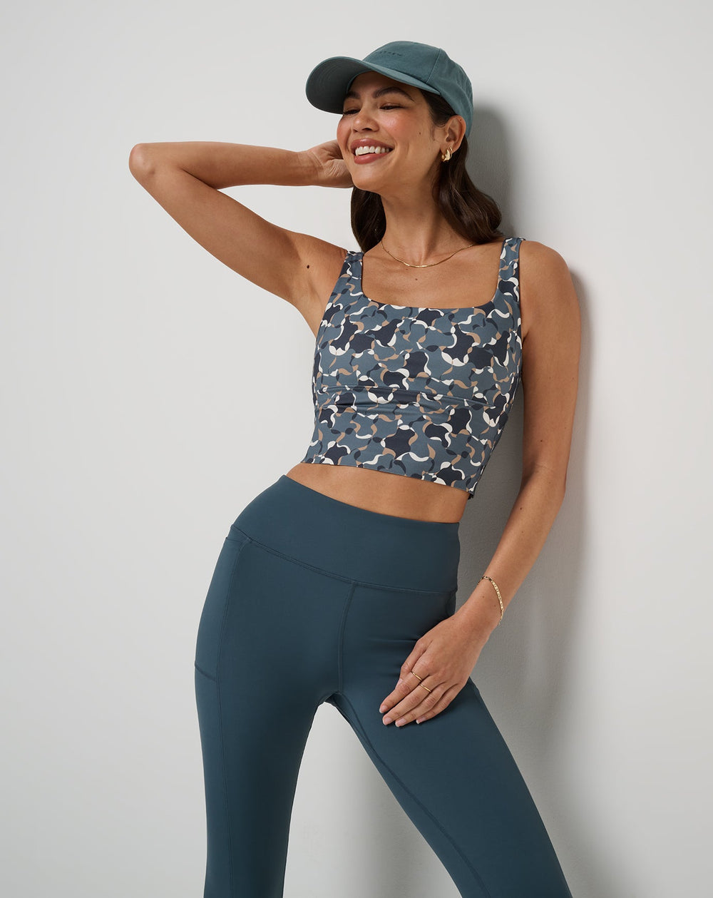 Moveknit Printed Tank Women/Dark Slate Multi