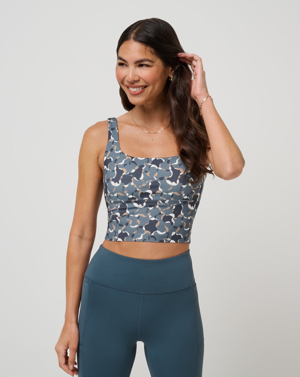 Moveknit Printed Tank Women/Dark Slate Multi