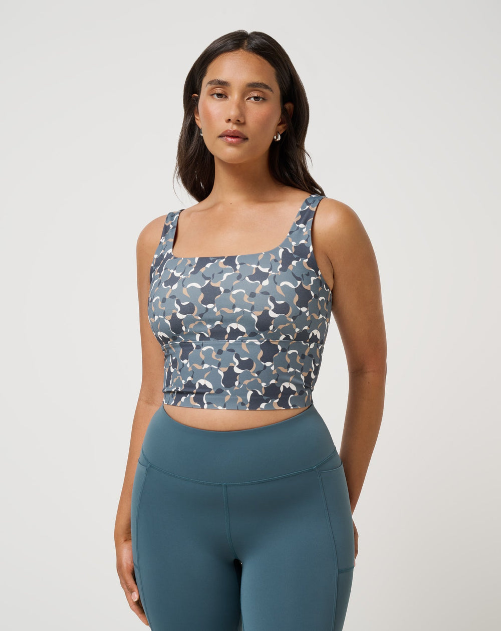 Moveknit Printed Tank Women/Dark Slate Multi