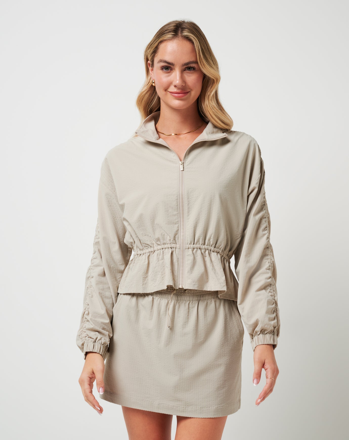 Timeless Breezeblend Full Zip Women|Golf/Island Fossil