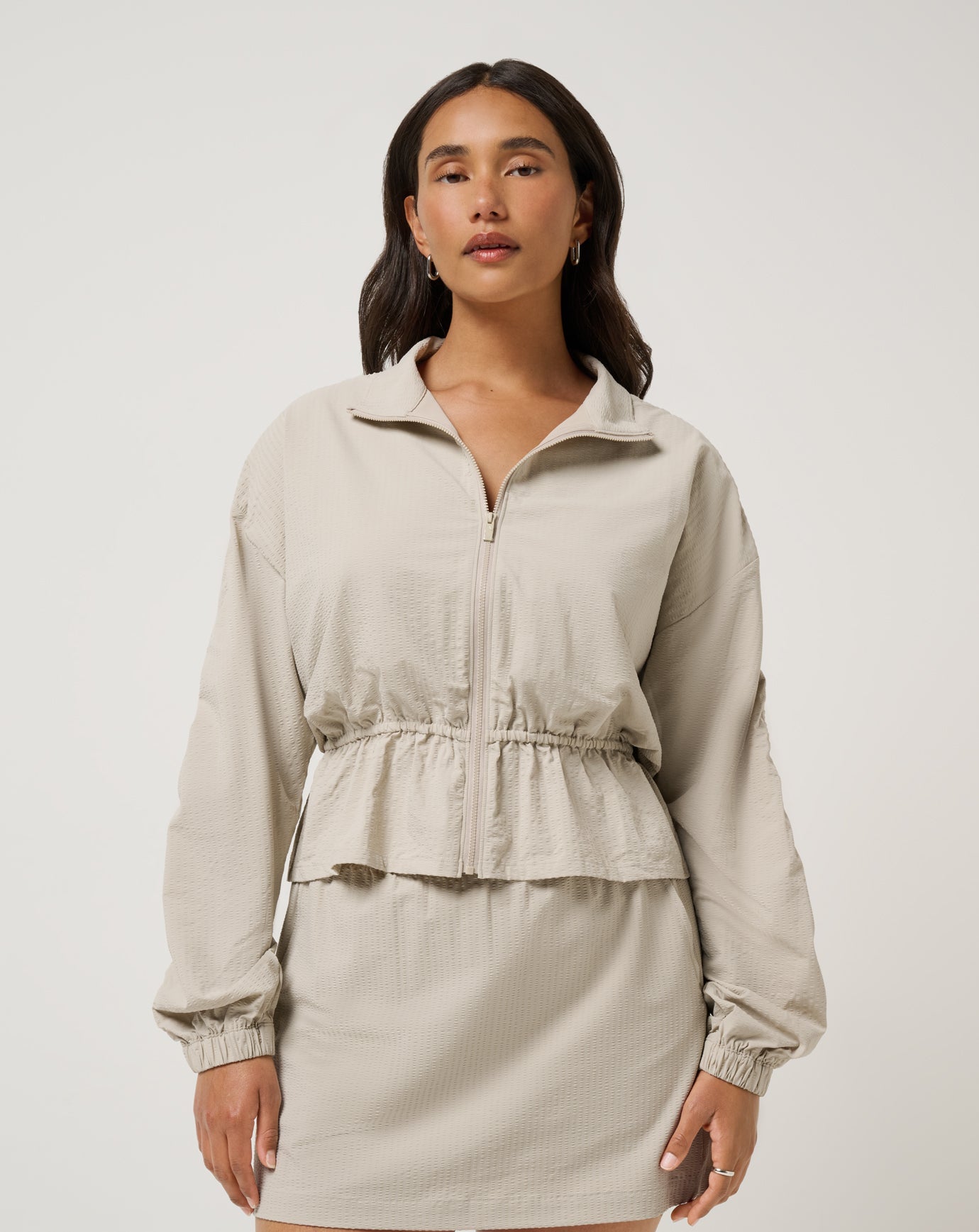 Timeless Breezeblend Full Zip Women|Golf/Island Fossil