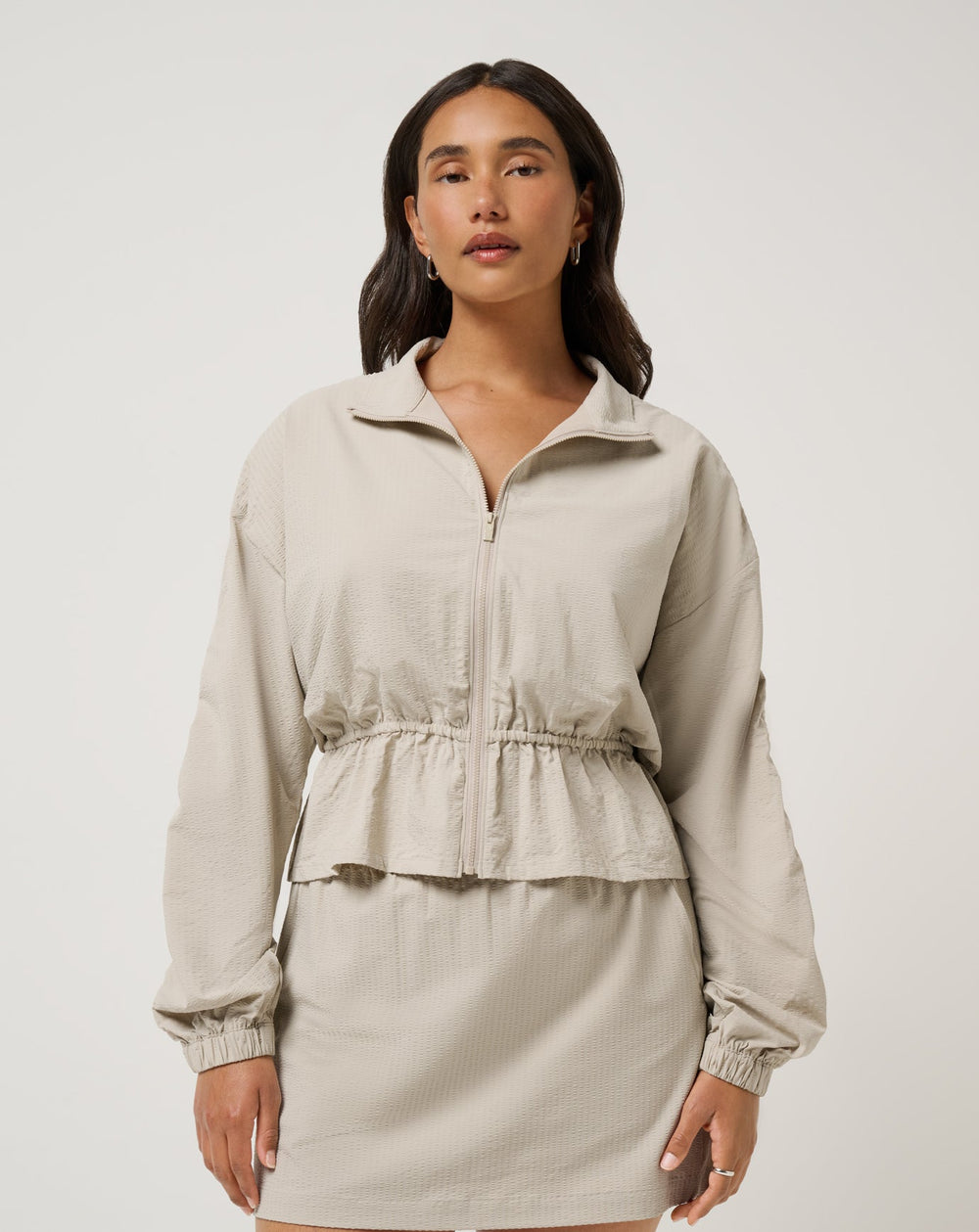 Timeless Breezeblend Full Zip Women|Golf/Island Fossil