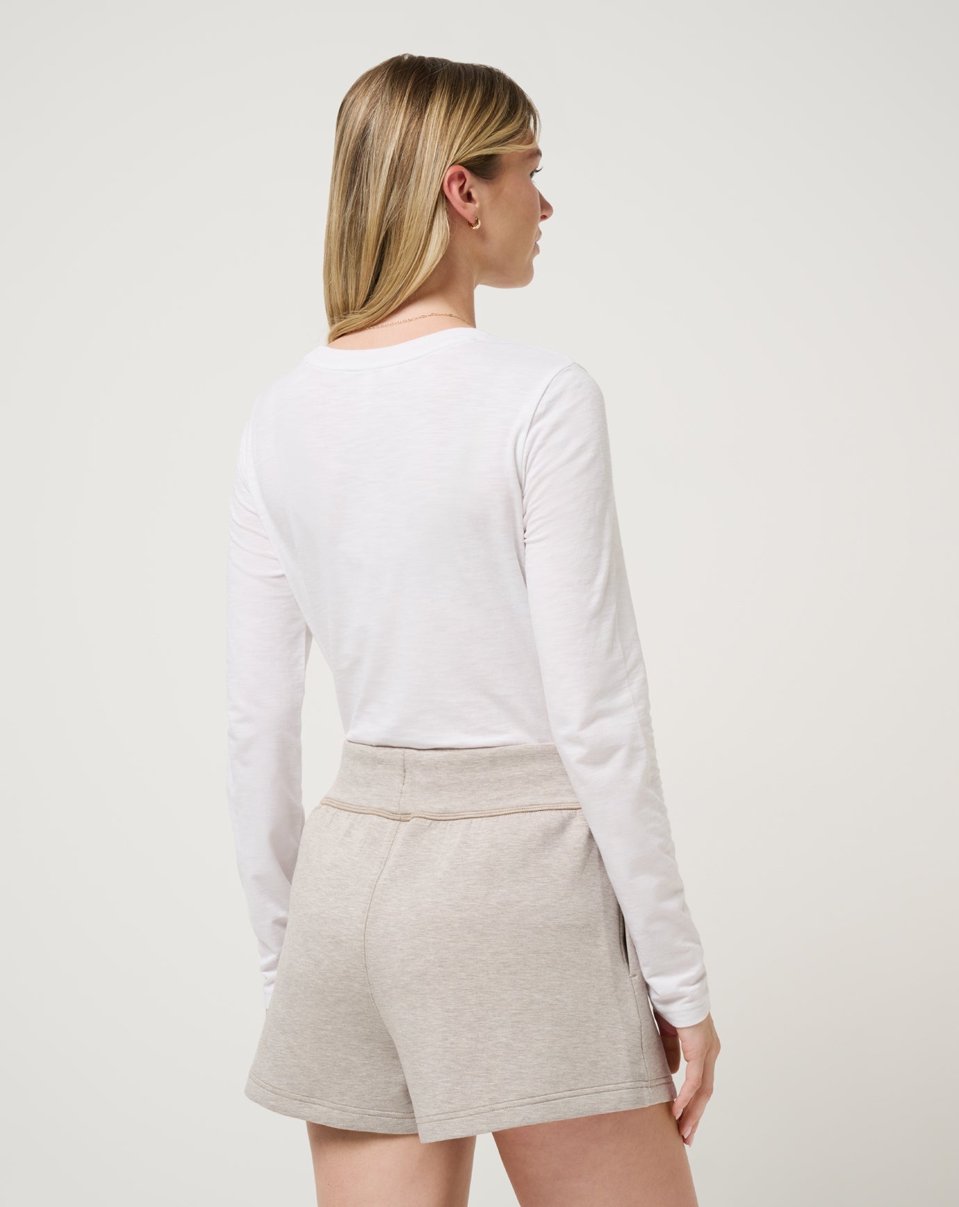 Cloud Long Sleeve Tee Women/White