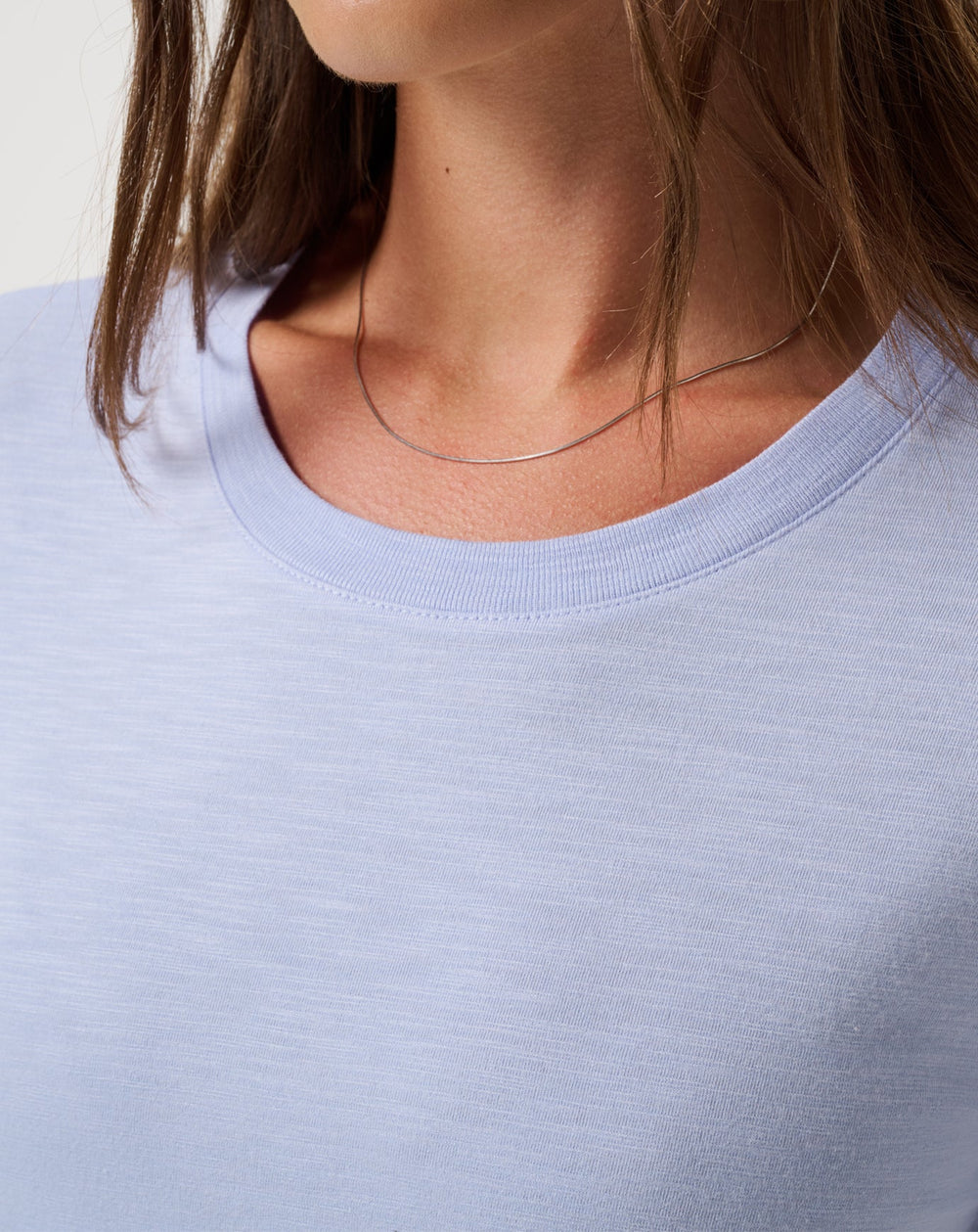 Cloud Jersey Tee Women/Soft Blue