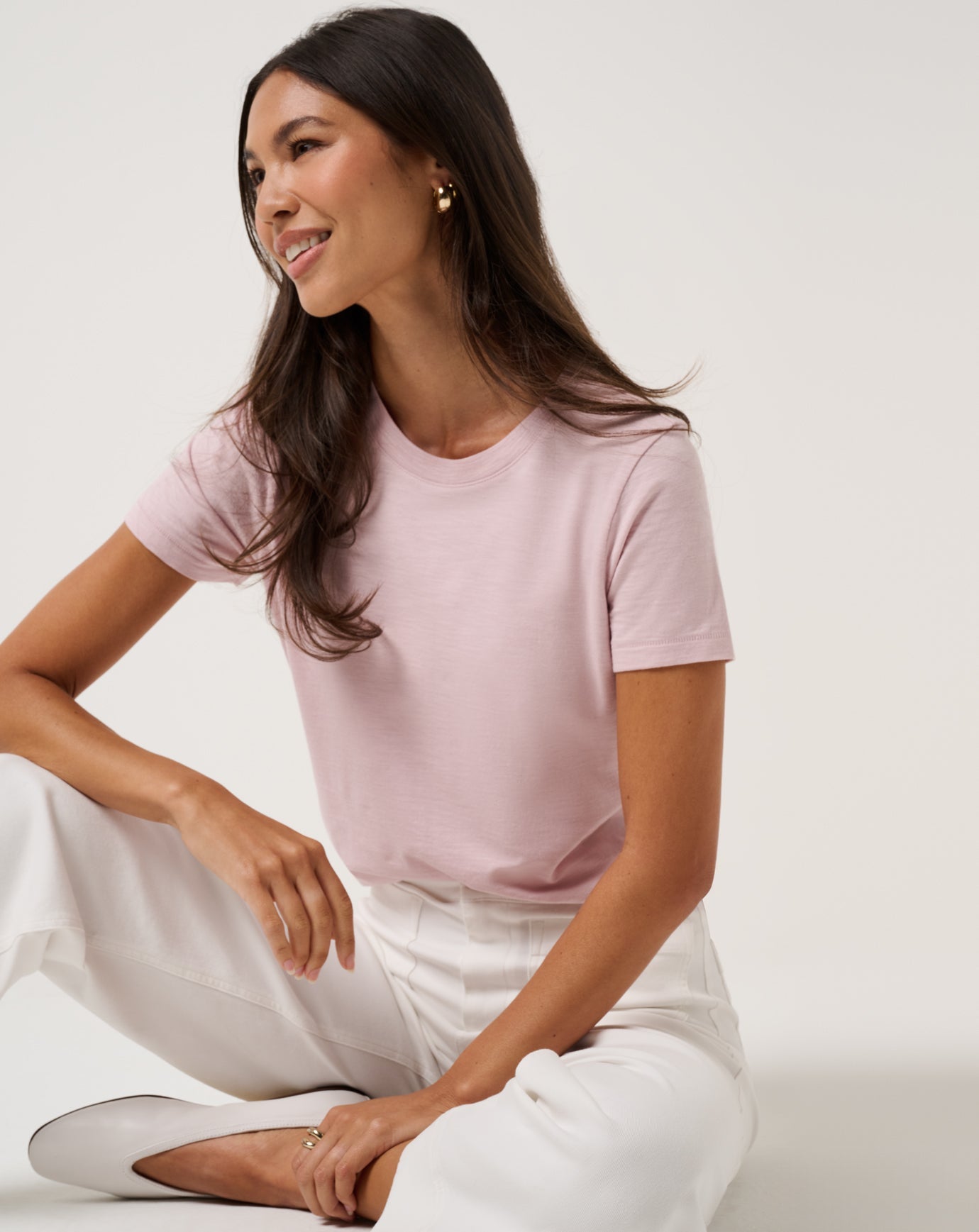 Cloud Jersey Tee Women/Violet Ice