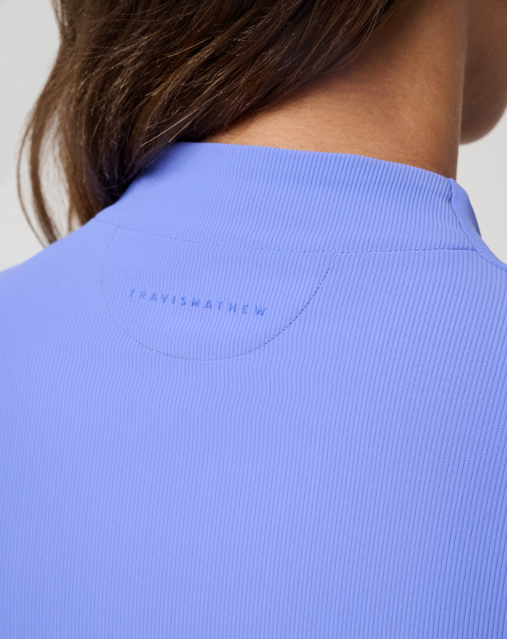 Moveknit Rib Limitless Top Women|Golf/Baja Blue
