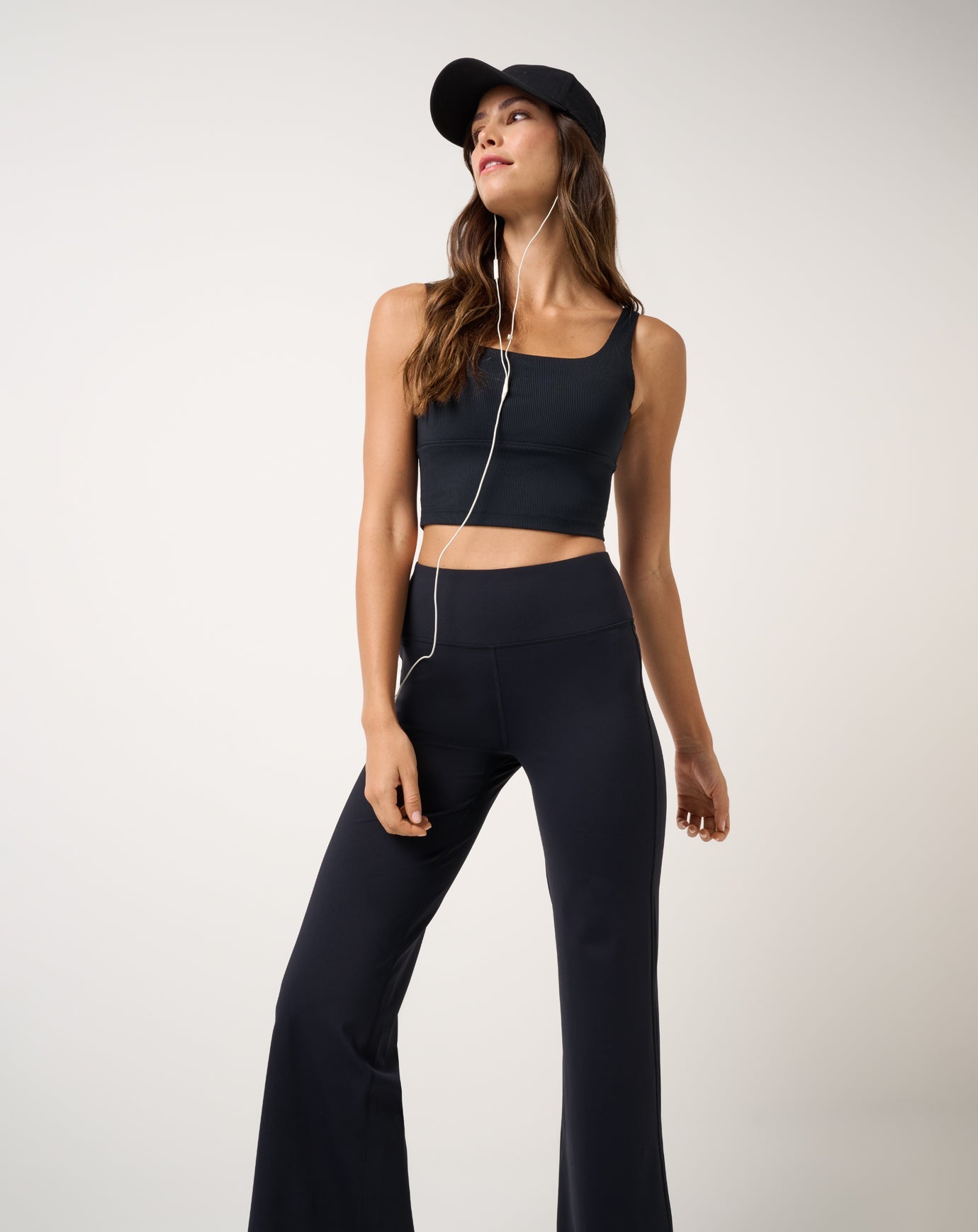 Moveknit Rib Sport Top Women/Black