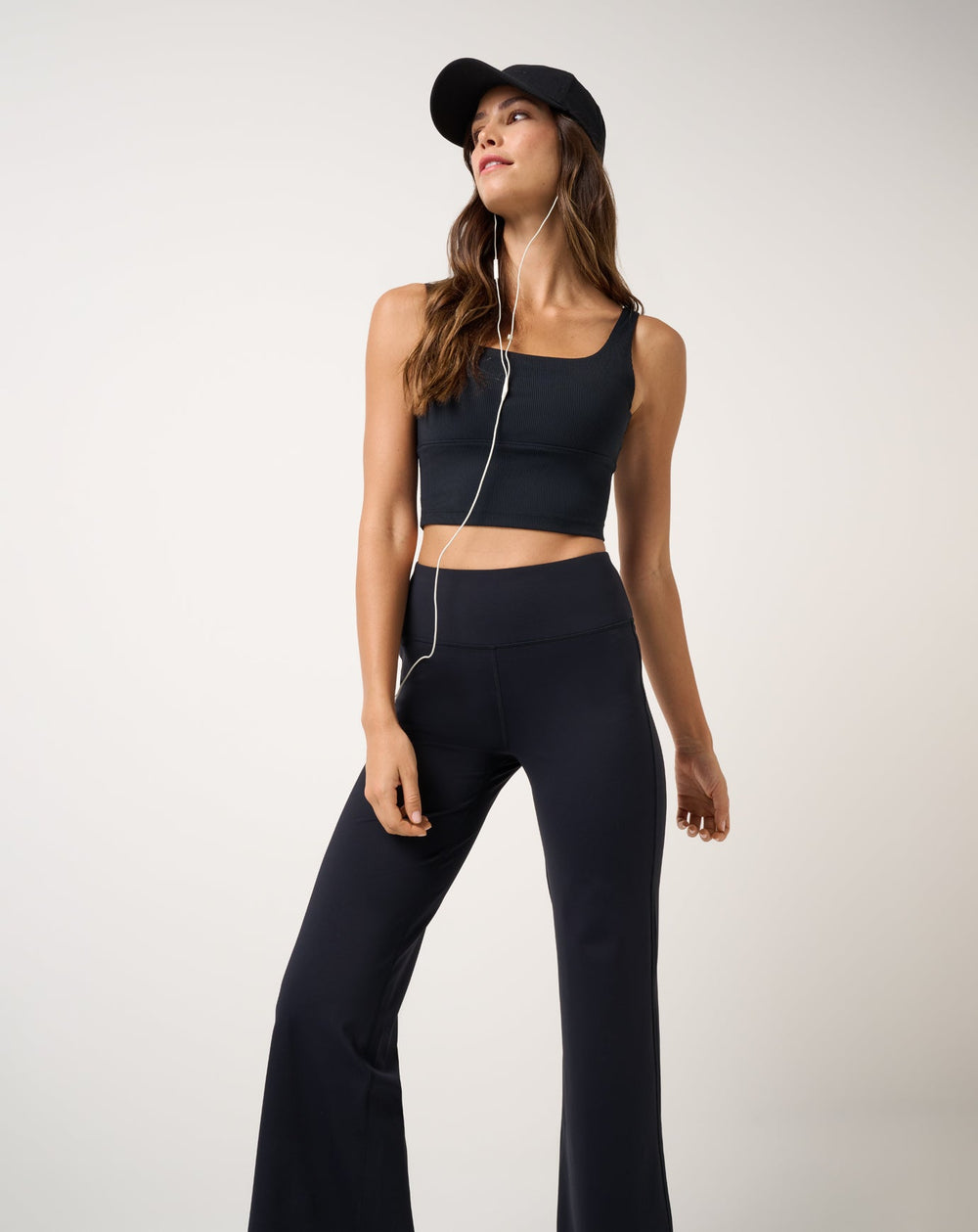 Moveknit Rib Sport Top Women/Black