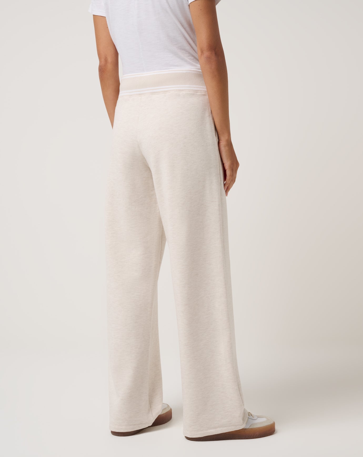 Cloud Fleece Clubside Wide Leg Pant Women/Heather Brazillian Sand