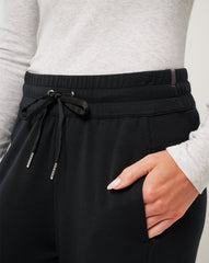 Cloud Terry Wide Leg Pant Women/Black