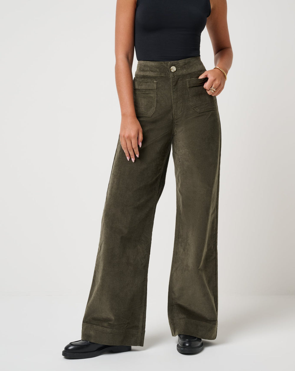 Everyday Cord Long Pant Women/Grape Leaf