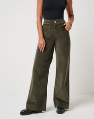 Everyday Cord Long Pant Women/Grape Leaf