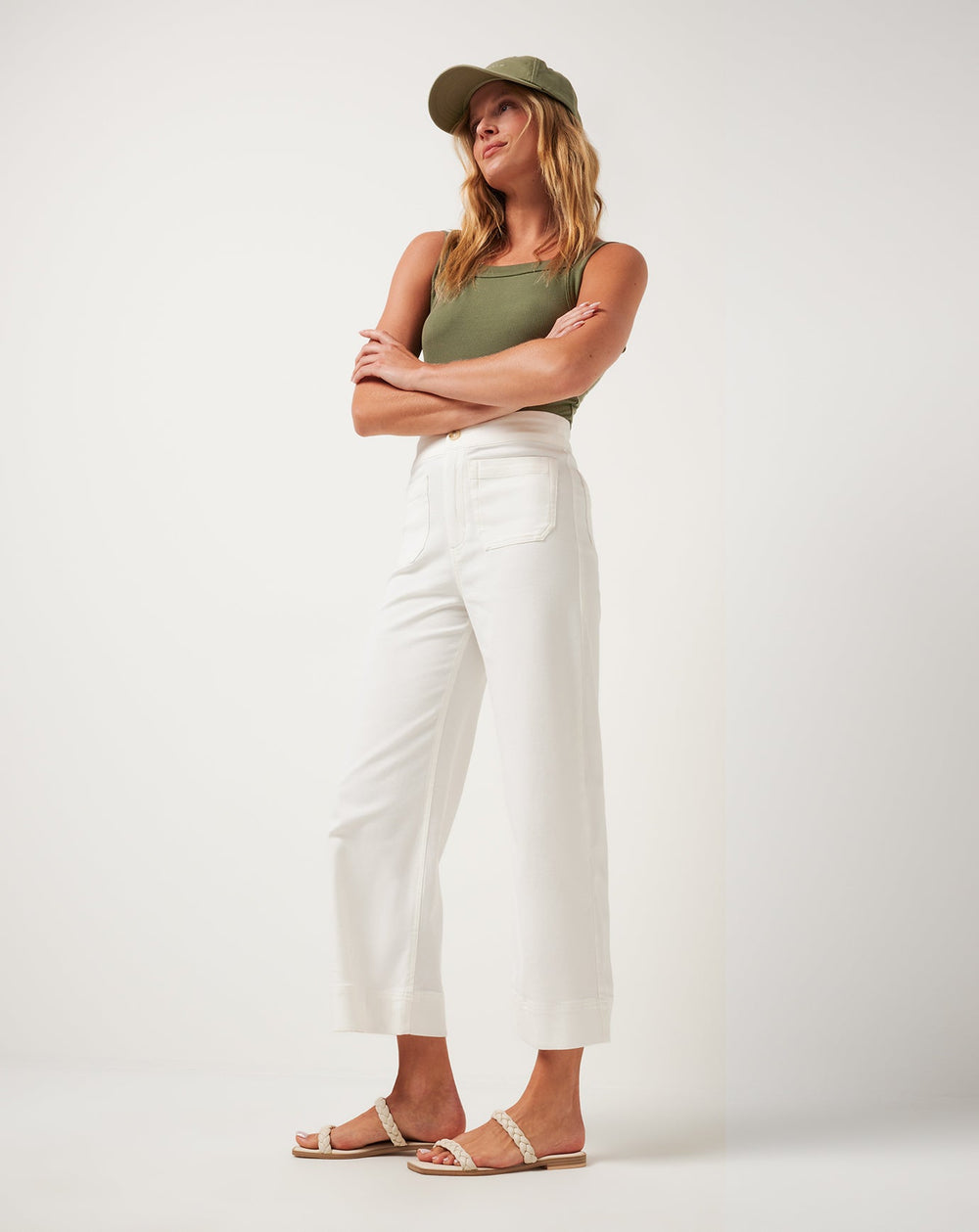 Everyday Ankle Pant Women/White