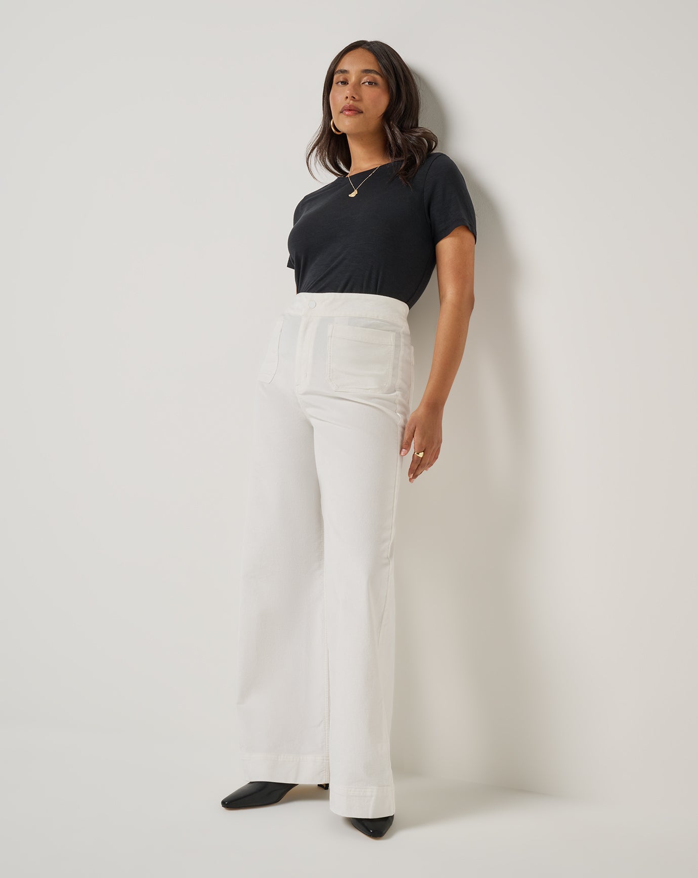 Everyday Cord Long Pant Women/Snow White