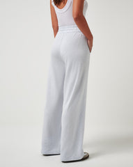 Cloud Terry Wide Leg Pant Women/Heather Ancient Water