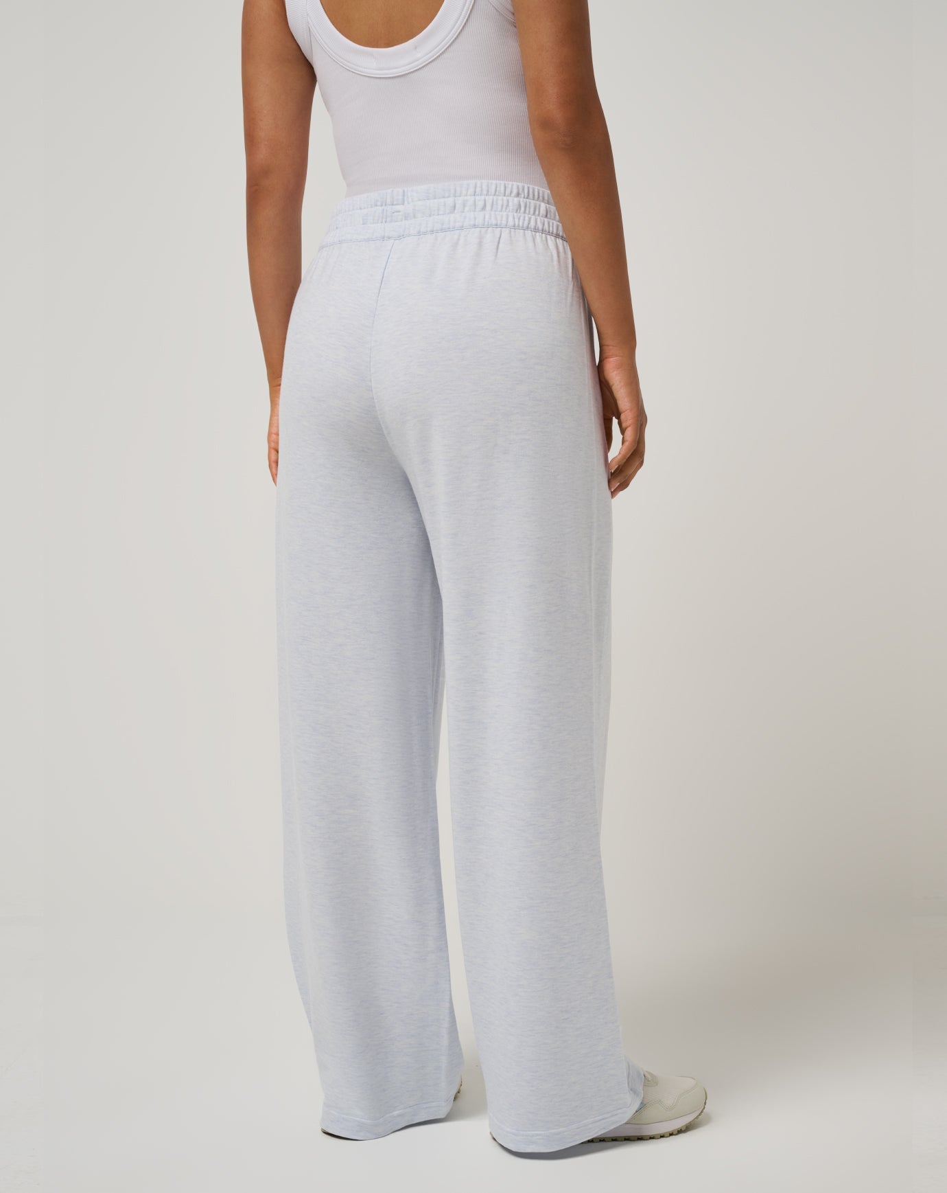 Cloud Terry Wide Leg Pant Women/Heather Ancient Water