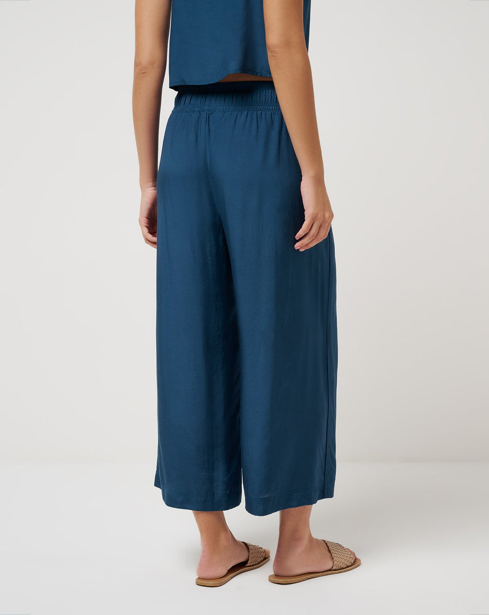 Savanna Cropped Wide Leg Pant Women/Poseidon