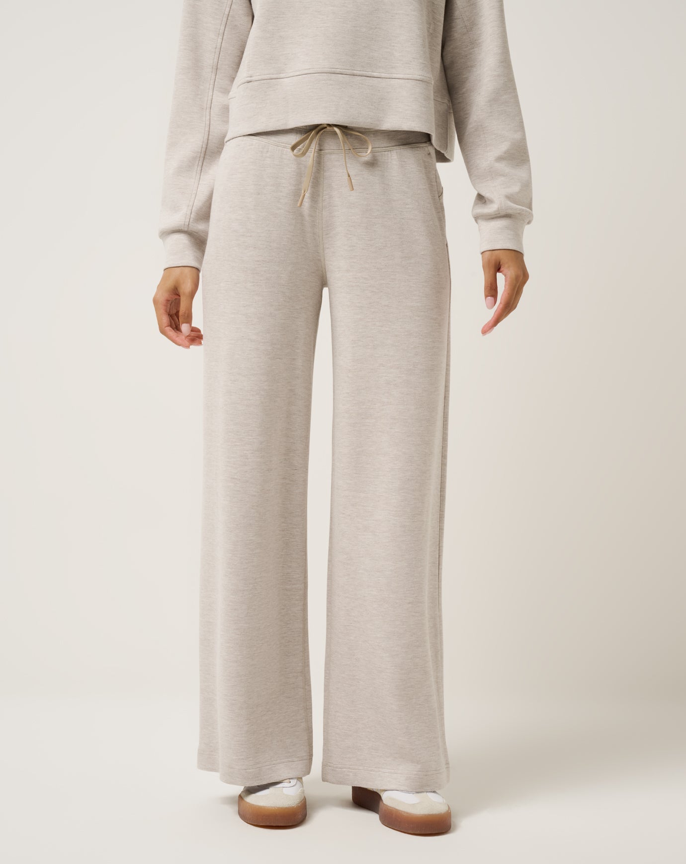 Skyloft Soft Wide Leg Pant Women/Heather Savannah Tan