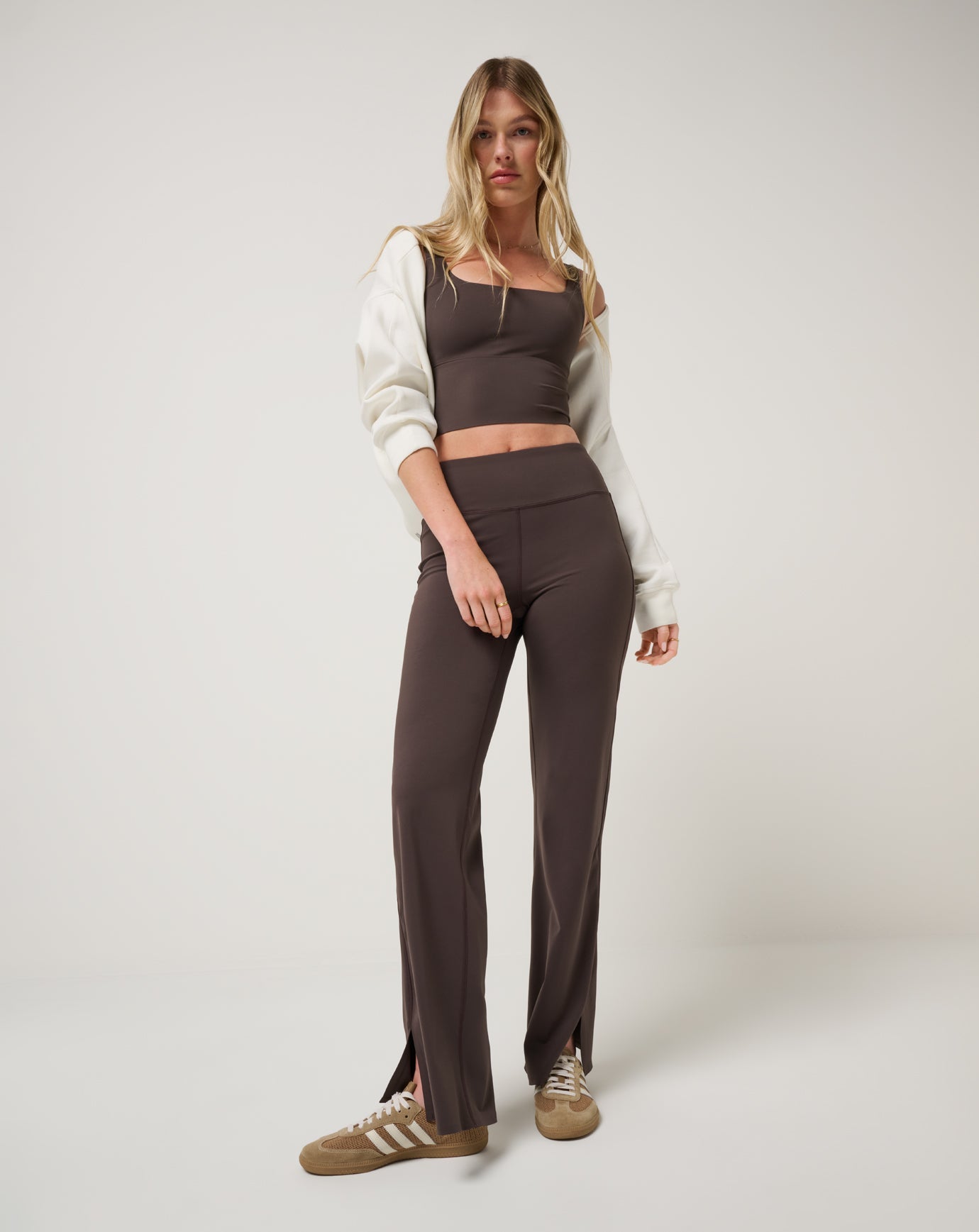 Moveknit Bonded Pant Women|Golf/Coffee Grounds