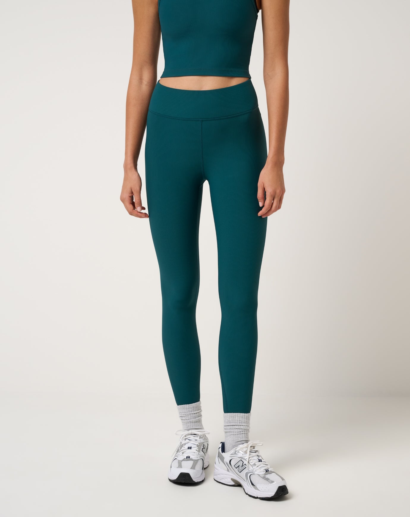 Moveknit Rib Legging Women|Golf/Dark Sea