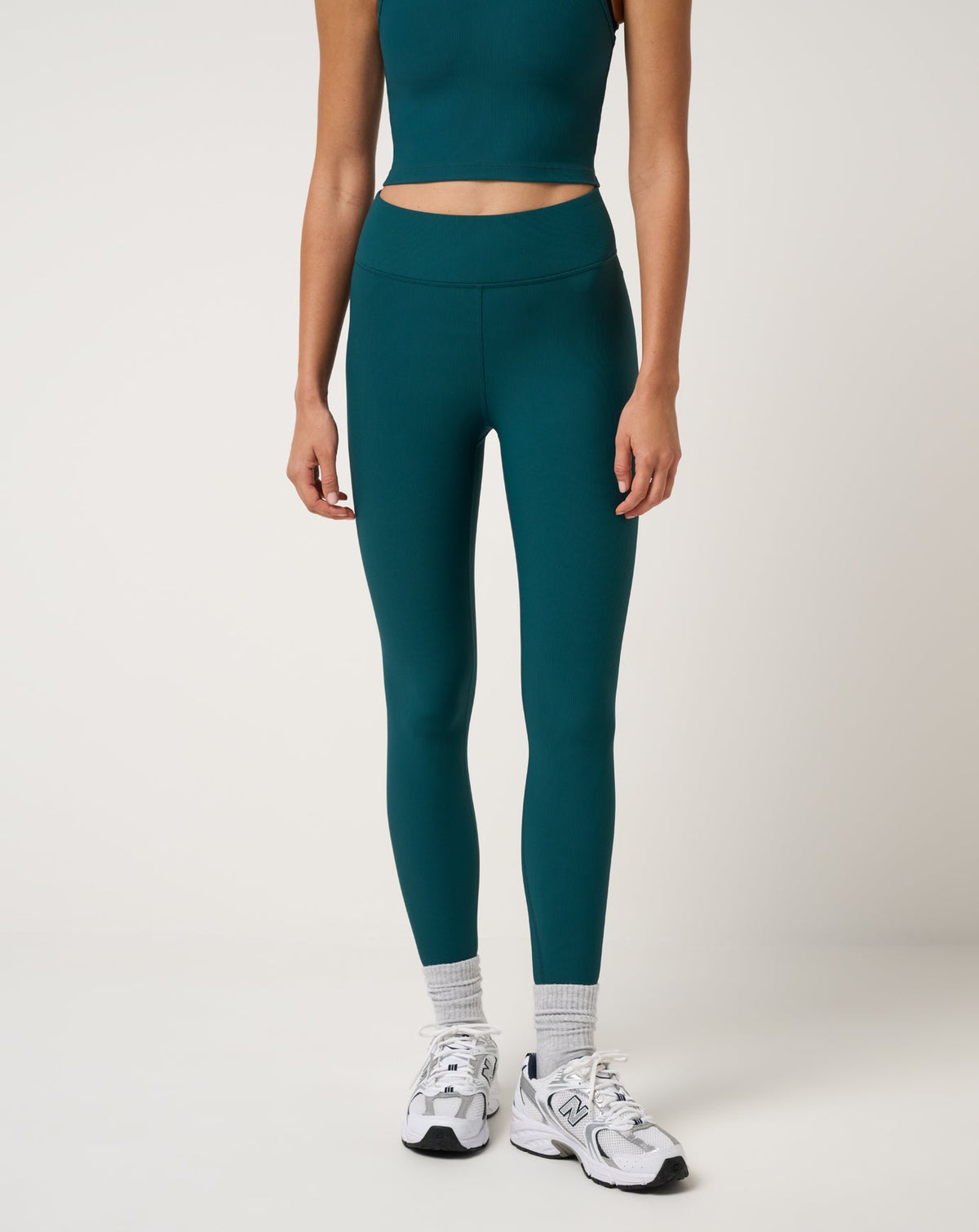 Moveknit Rib Legging Women|Golf/Dark Sea