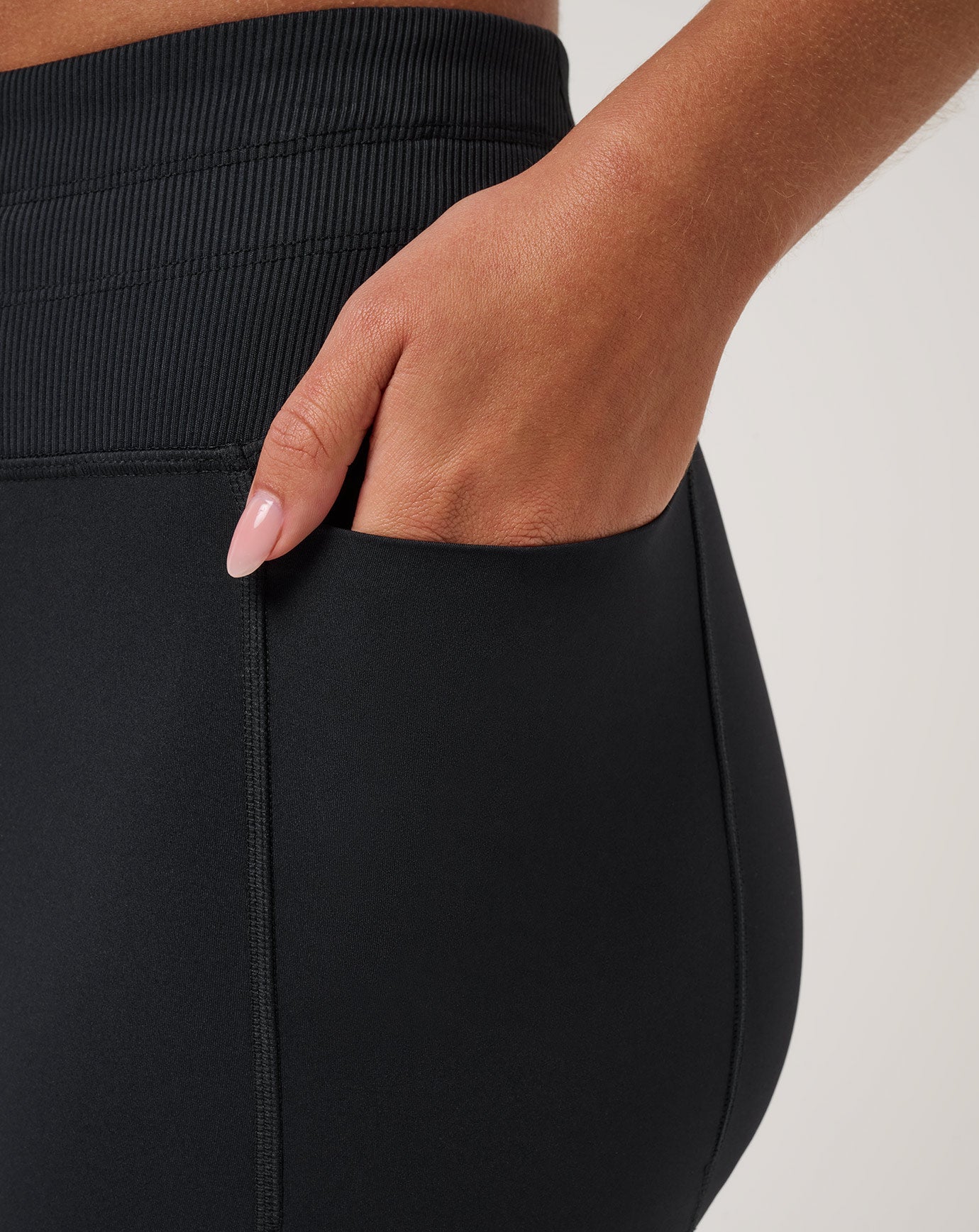 Moveknit Tie Bonded Legging Women|Golf/Black
