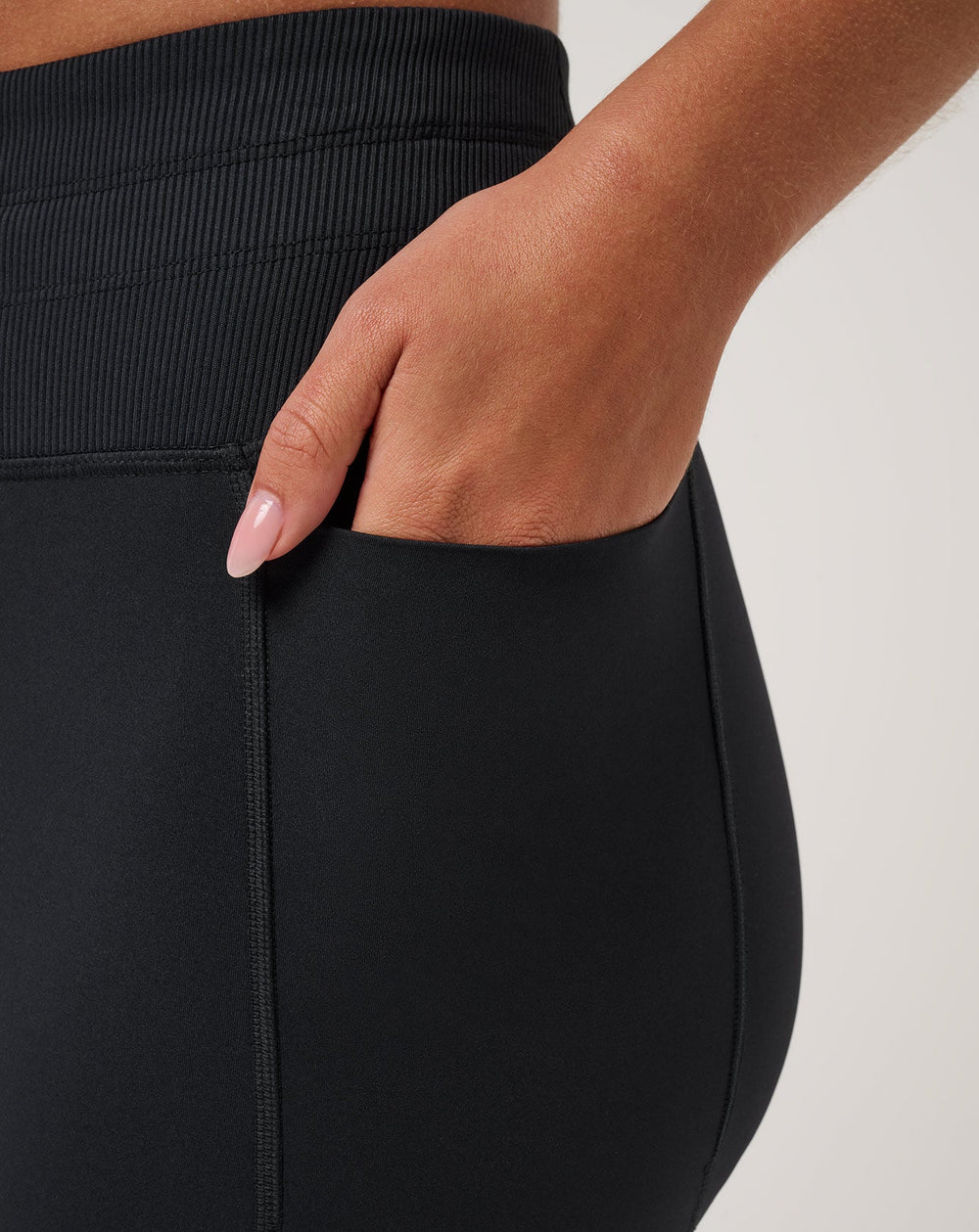 Moveknit Tie Bonded Legging Women|Golf/Black