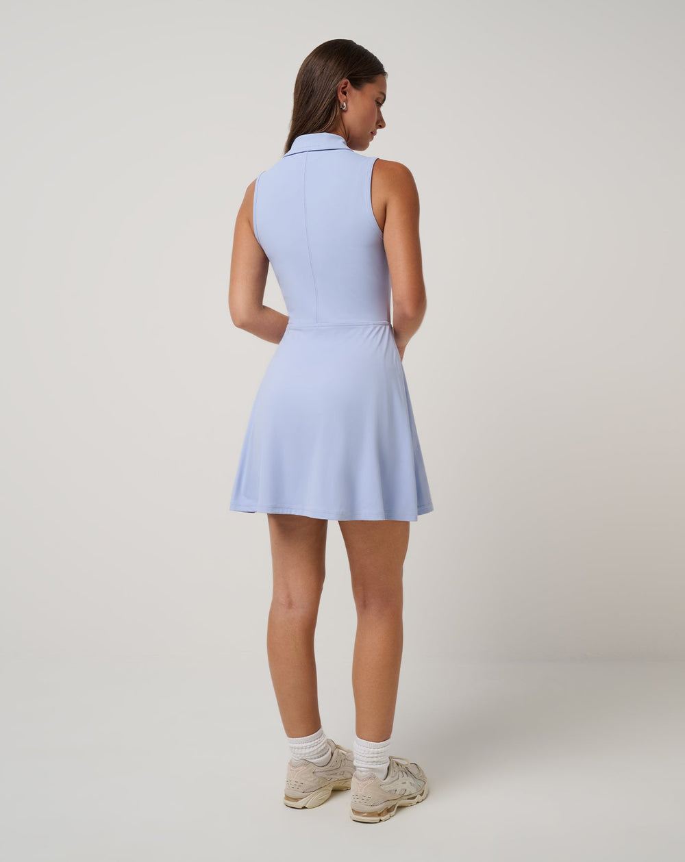 Moveknit Sleeveless Polo Dress 2.0 Women|Golf/Soft Blue