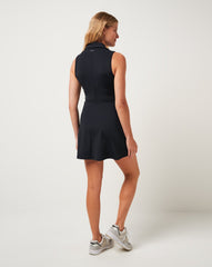 Moveknit Sleeveless Polo Dress 2.0 Women|Golf/Black