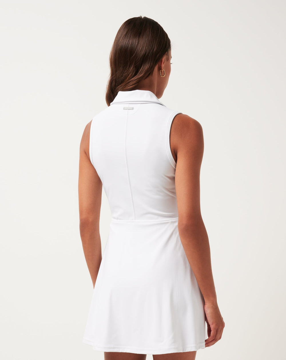 Moveknit Sleeveless Polo Dress 2.0 Women|Golf/White
