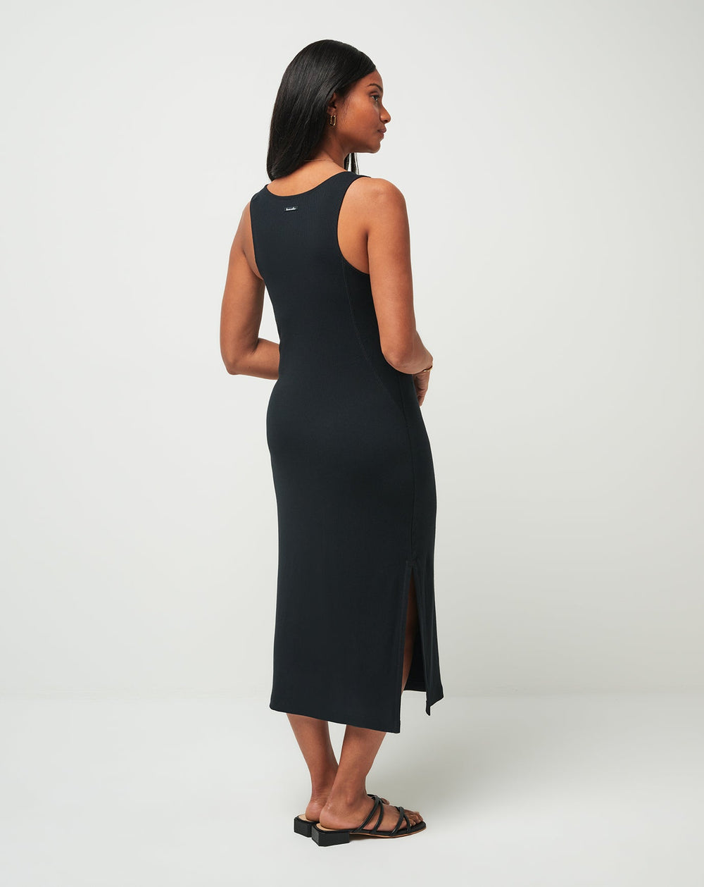 Cloud Rib Hadley Wood Dress Women/Black