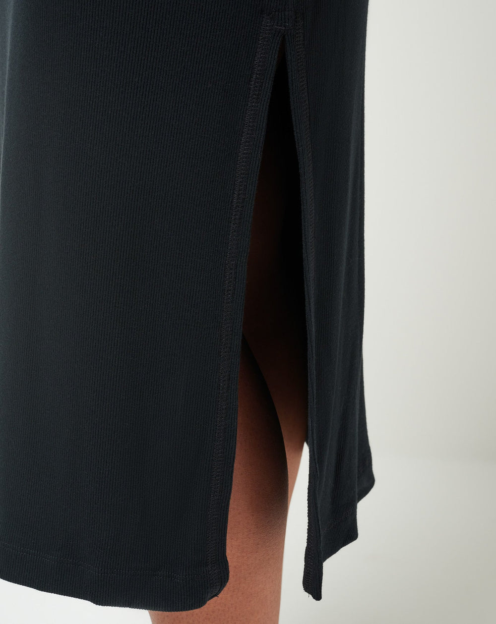 Cloud Rib Hadley Wood Dress Women/Black