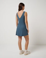 Moveknit Afterglow Dress Women|Golf/Dark Slate