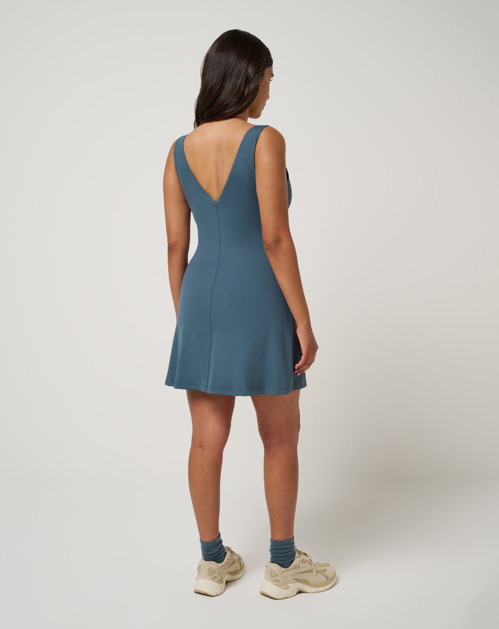 Moveknit Afterglow Dress Women|Golf/Dark Slate