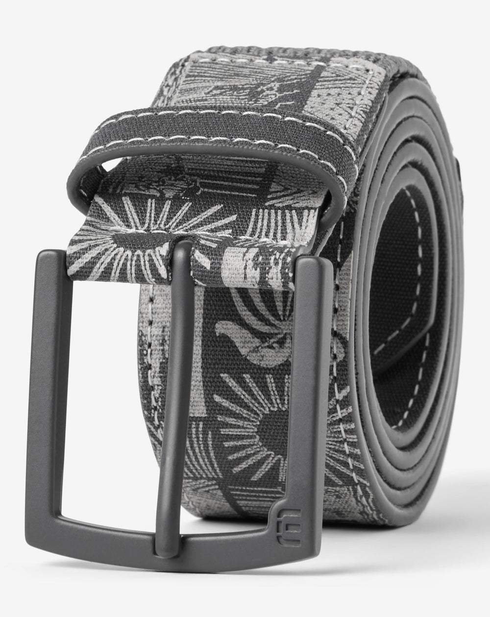 Marina Mingle Canvas Stretch Belt Accessories|Golf/Ebony
