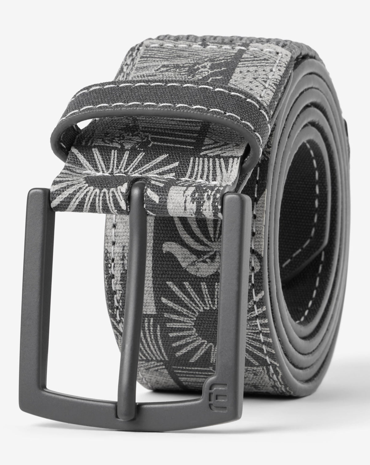 Marina Mingle Canvas Stretch Belt Accessories|Golf/Ebony