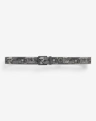 Marina Mingle Canvas Stretch Belt Accessories|Golf/Ebony