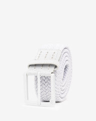 Staggerwing 2.0 Stretch Woven Belt Accessories|Golf/Micro Chip/White