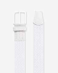 Staggerwing 2.0 Stretch Woven Belt Accessories|Golf/Micro Chip/White