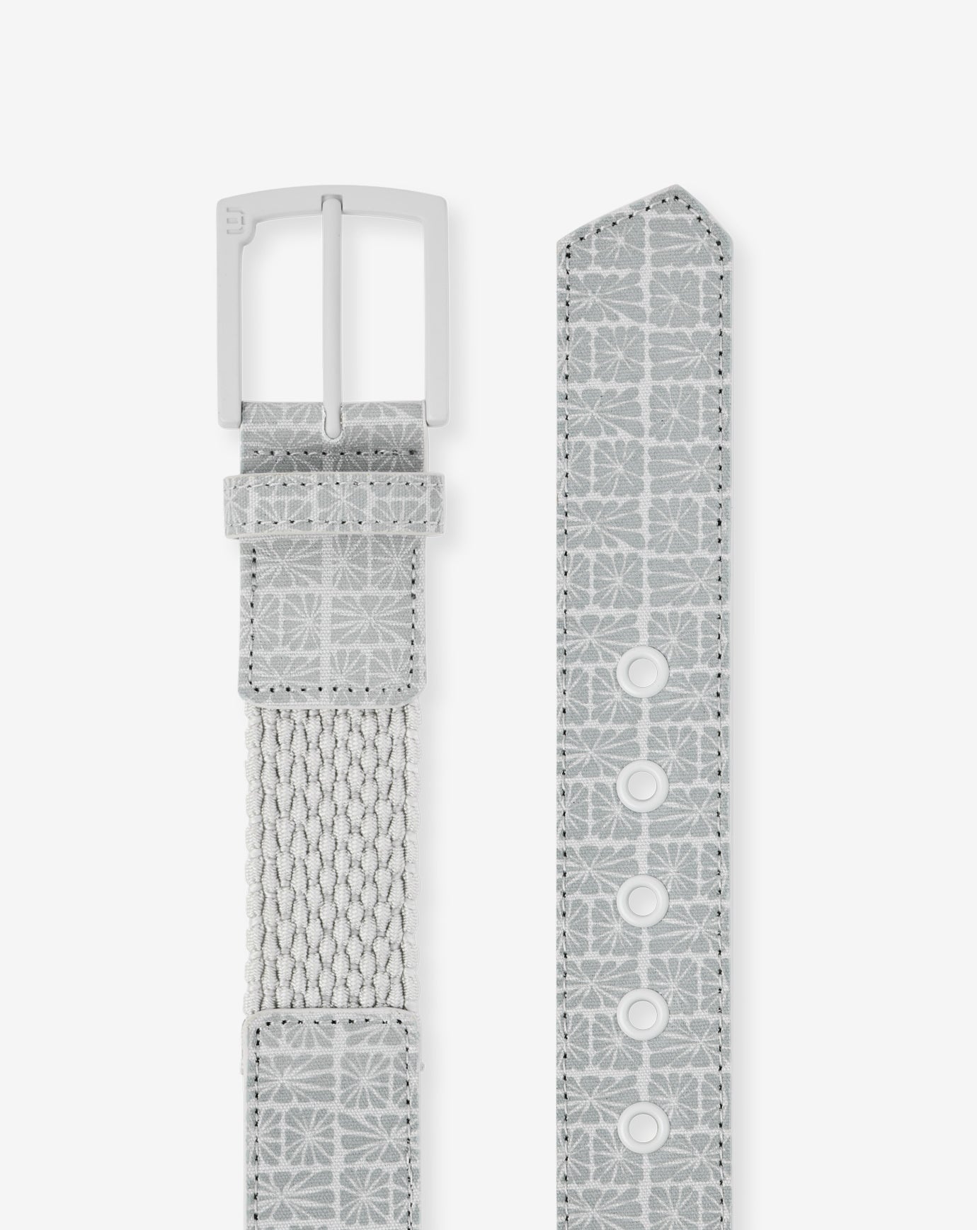 Buried Treasure Hybrid Stretch Belt Accessories|Golf/Micro Chip/White