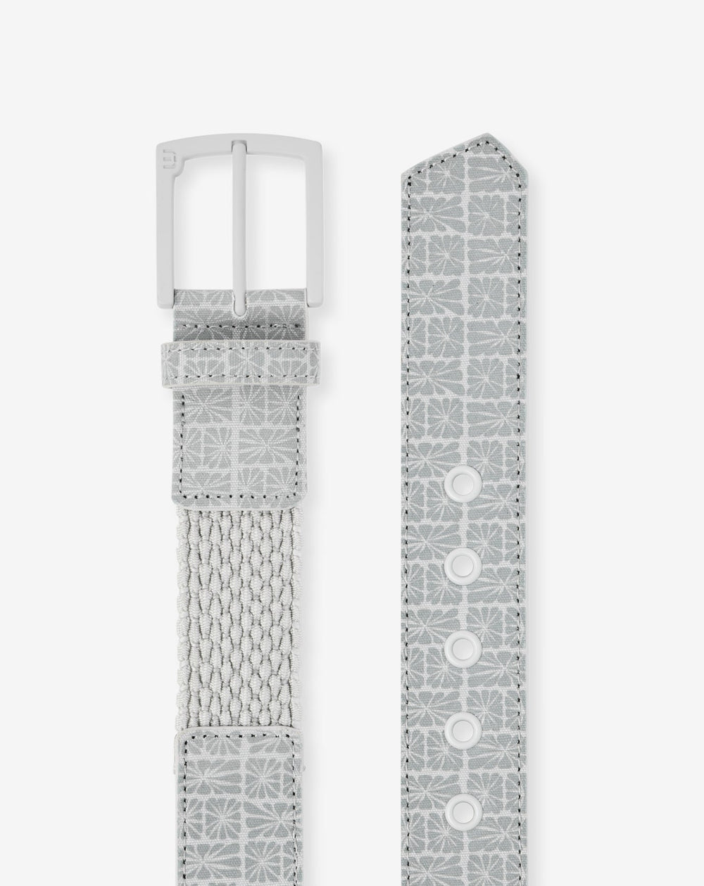 Buried Treasure Hybrid Stretch Belt Accessories|Golf/Micro Chip/White