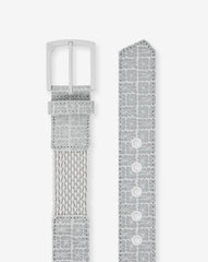 Buried Treasure Hybrid Stretch Belt Accessories|Golf/Micro Chip/White