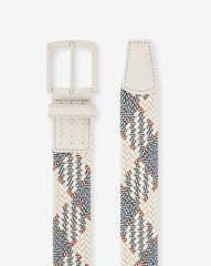 Time Zoned Stretch Woven Belt Accessories|Golf/Birch